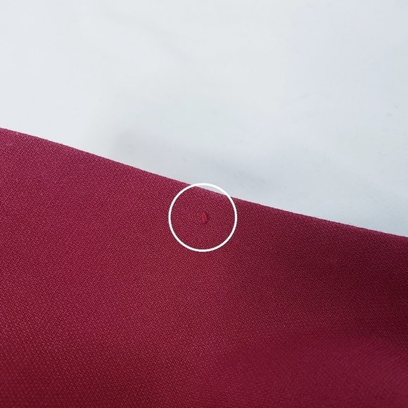 Likely Jenny Formal High Low Halter Gown Dress Berry Red 6 - Picture 12 of 12